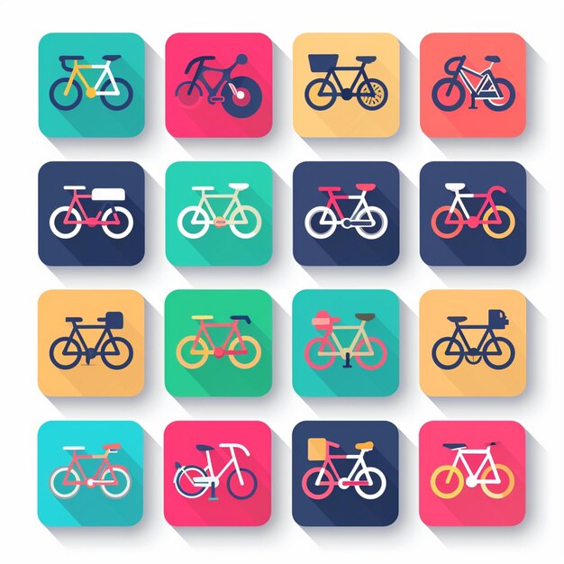 Creative Icon Set Titles for Mobile App Designs