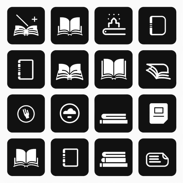 Creative Icon Set Titles for Mobile App Designs