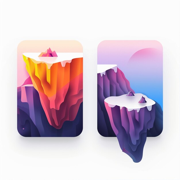 Creative Icon Set Titles for Mobile App Designs