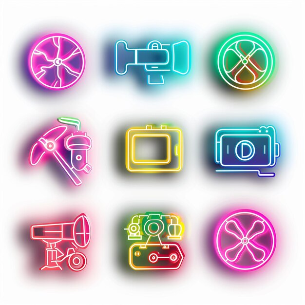 Creative Icon Set Titles for Mobile App Designs