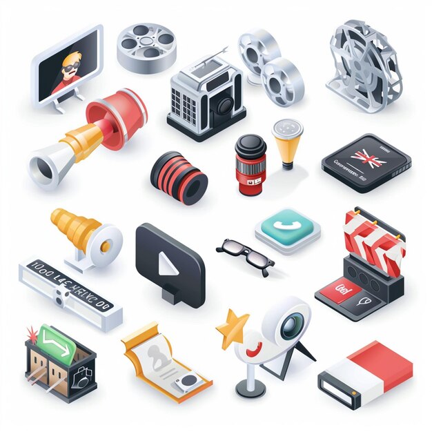 Creative Icon Set Titles for Mobile App Designs