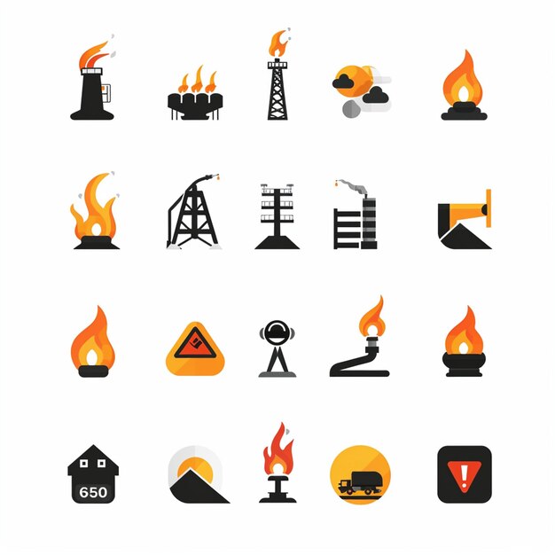 Creative Icon Set Titles for Mobile App Designs