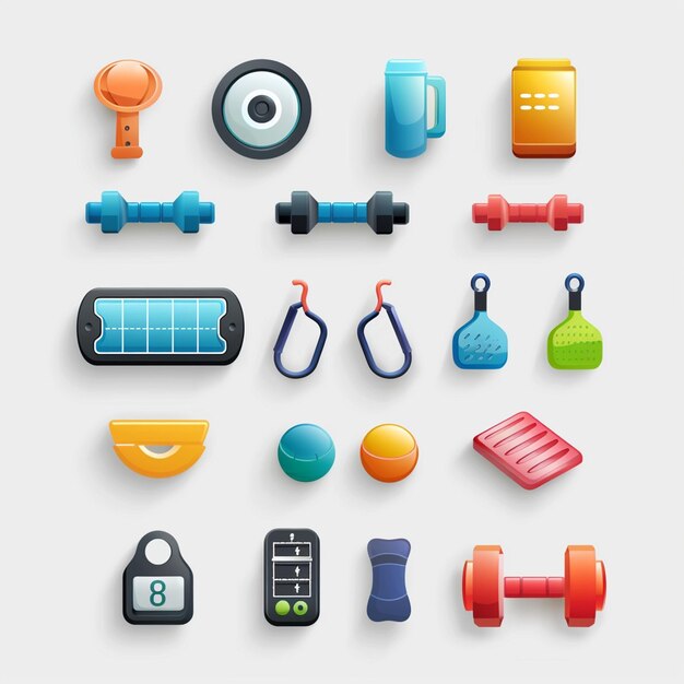 Creative Icon Set Titles for Mobile App Designs