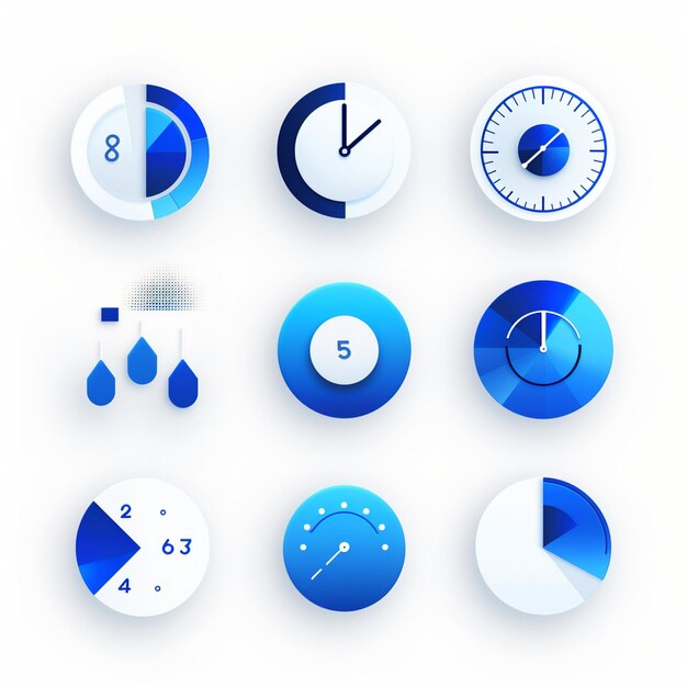 Creative Icon Set Titles for Mobile App Designs