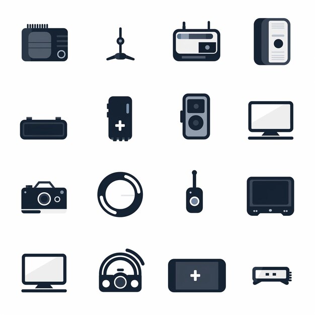 Creative Icon Set Titles for Mobile App Designs