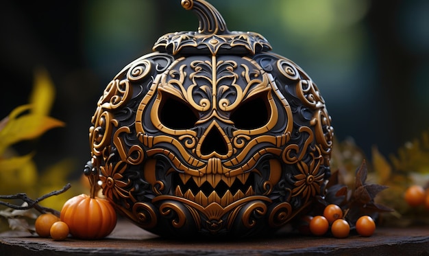 Creative Iron Pumpkin for Halloween