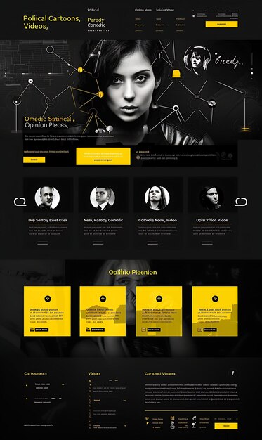 creative layout web with asymmetrical design effect unique w inspired political web layout idea