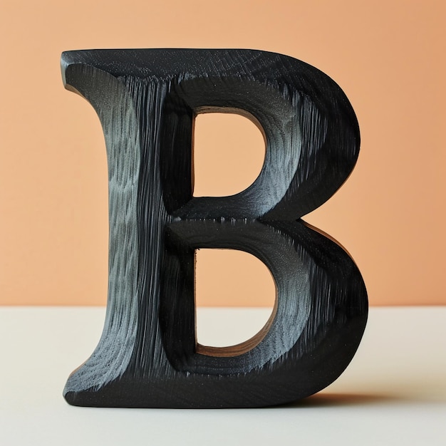 Photo creative letter b idea decoration design