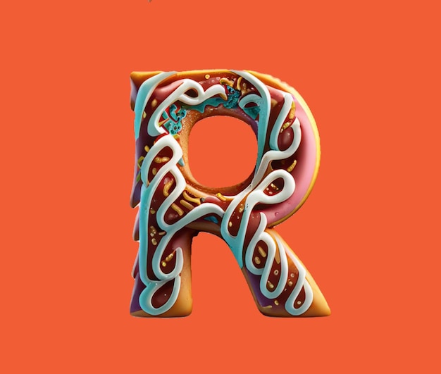 Creative letter R logo design modern style logo featuring a gradient color scheme