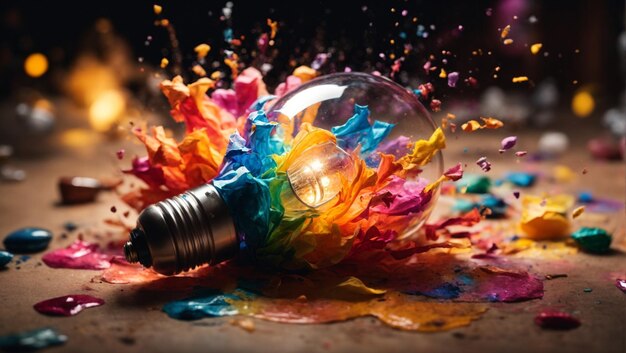 creative light bulb