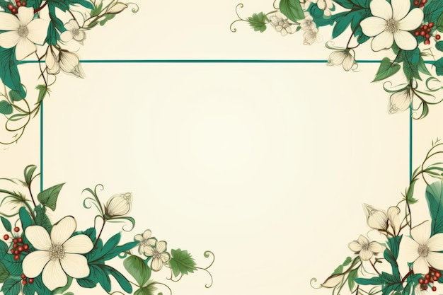 Creative Line Art Border for an Elegant Touch