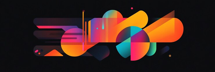 Photo creative logo design digital marketing agency incorporating abstract element bold typography vibrant