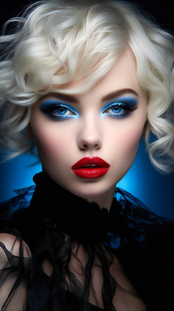 Creative Makeup High Fashion model