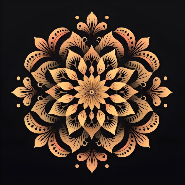 Creative Mandala Art Zen Design Vector Illustration