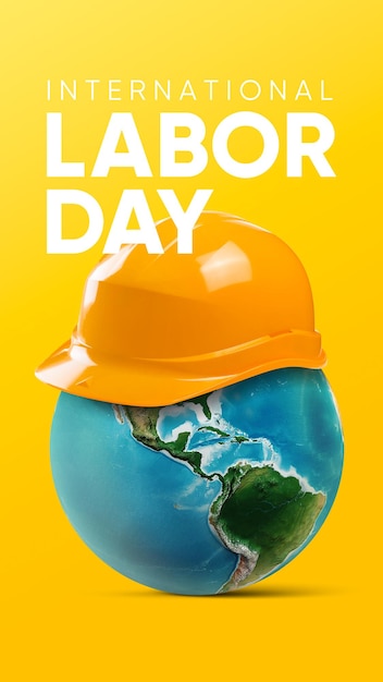 창조적인 5월 1일 노동과 연대의 날 카드 삽화. (터키어 1 mays emek ve dayanma gunu)