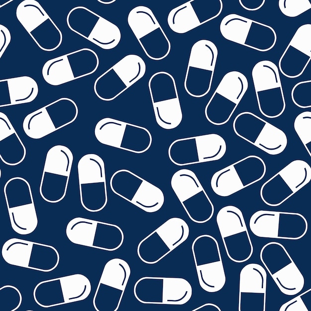 Creative medical pills backdrop