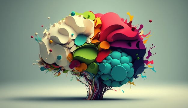 Creative Mind Concept Illustration