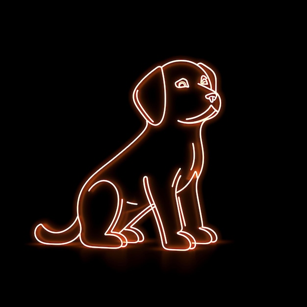 Creative Neon Line Symbols and Icon Designs Featuring Simple Minimalist and Modern Aesthetic Style