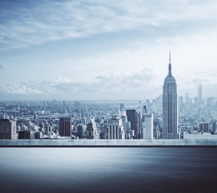 Photo creative new york city background