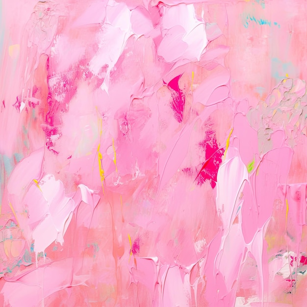 Foto pittura creativa in rosa