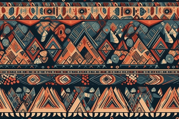 Photo creative patterns and texture inspired by cultural traditions and motifs created with generative ai