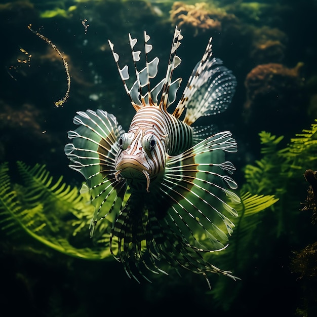 Фото Креативная фотосессия рыб, цветов и водных растений aqua beauty shoot clean water large 4096px