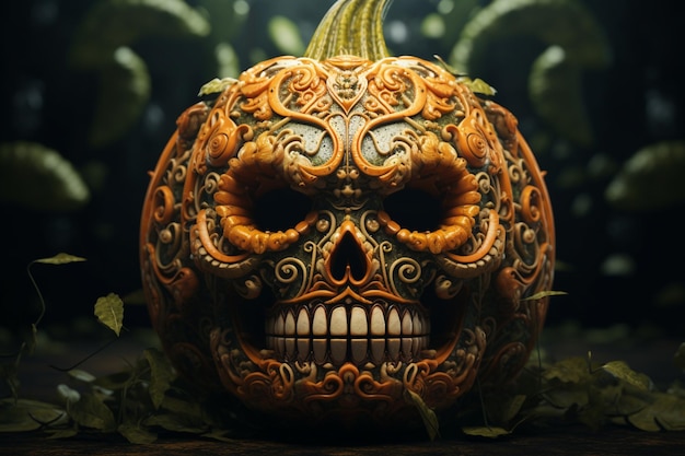 Creative pumpkin carving ideas showcasing intricat 00304 01