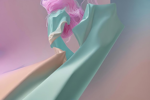 Creative Satin Texture with Soft Pastel Colors for BackgroundxA