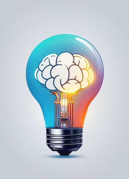 Creative Smart Ideas Brainstorming Brain Light