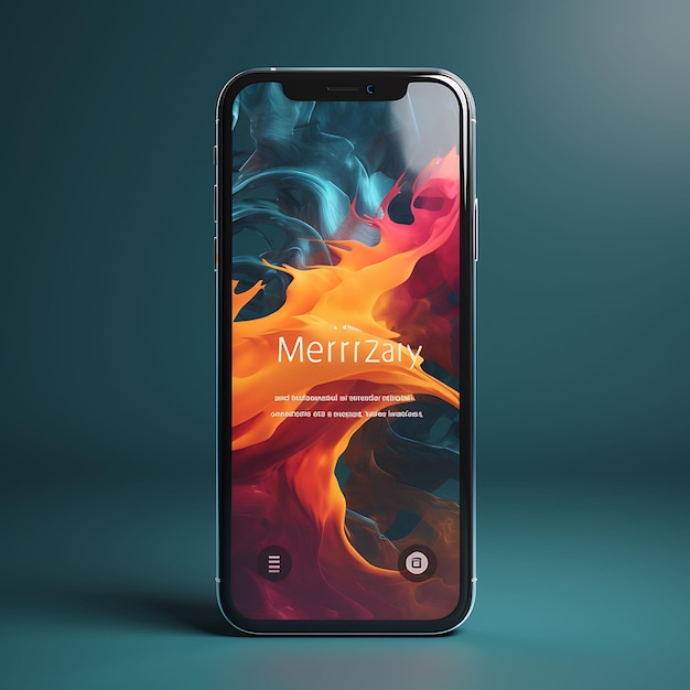 Creative Tempered Glass Mockup with awesome background