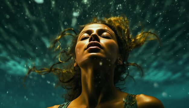 Creative underwater documentary style photoshoot Realistic under water photoshoot professional