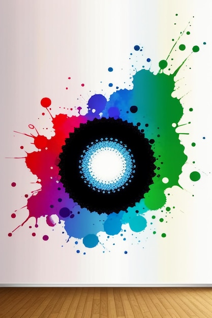 Foto sfondo creativo sfondo stile semplice illustrazione colorata arte astratta banner forma