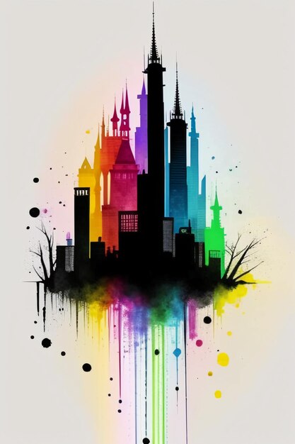 Foto sfondo creativo sfondo stile semplice illustrazione colorata arte astratta banner forma