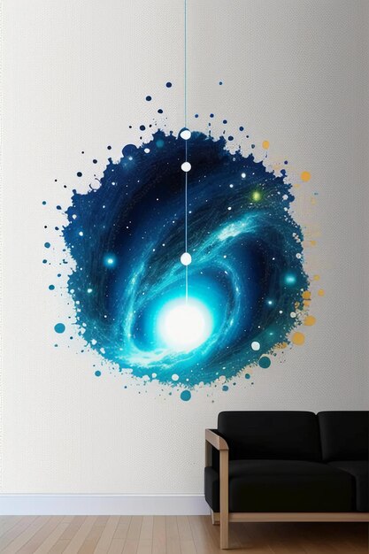 Photo creative wallpaper background simple style illustration colorful abstract art banner shape