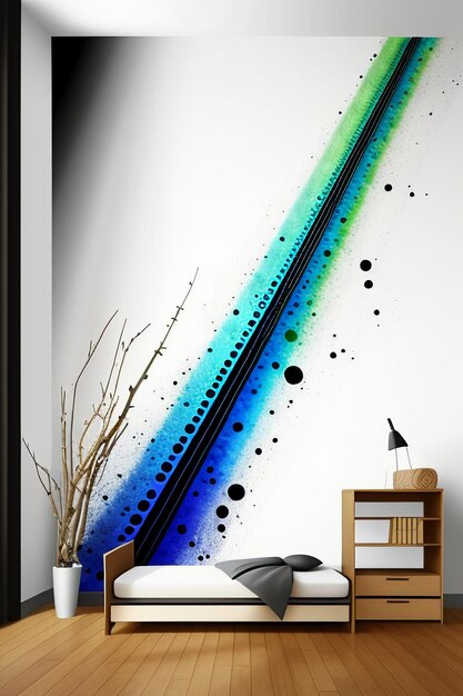 Foto sfondo creativo sfondo stile semplice illustrazione colorata arte astratta banner forma