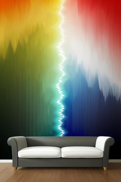 Creative wallpaper background simple style illustration colorful abstract art banner shape