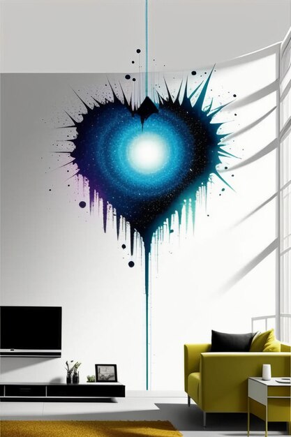 Creative wallpaper background simple style illustration colorful abstract art banner shape