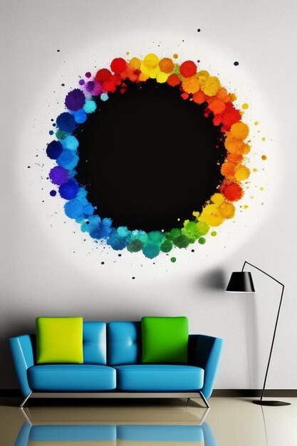 Foto sfondo creativo sfondo stile semplice illustrazione colorata arte astratta banner forma