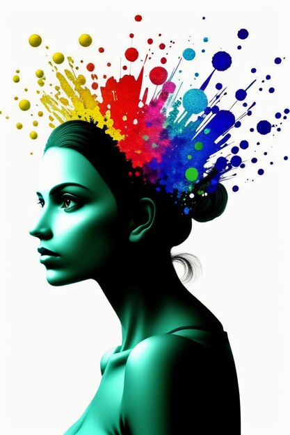 Foto sfondo creativo sfondo stile semplice illustrazione colorata arte astratta banner forma