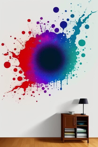 Foto sfondo creativo sfondo stile semplice illustrazione colorata arte astratta banner forma