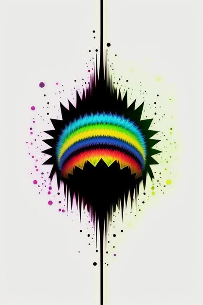 Photo creative wallpaper background simple style illustration colorful abstract art banner shape