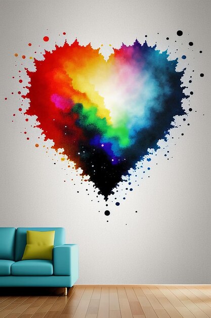 Creative wallpaper background simple style illustration colorful abstract art banner shape