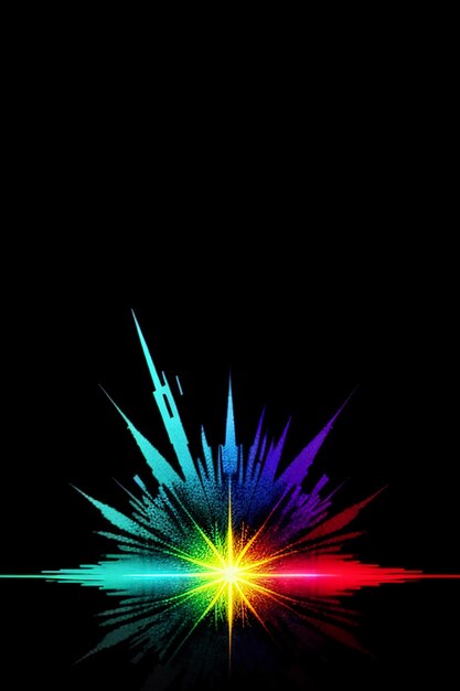 Photo creative wallpaper background simple style illustration colorful abstract art banner shape