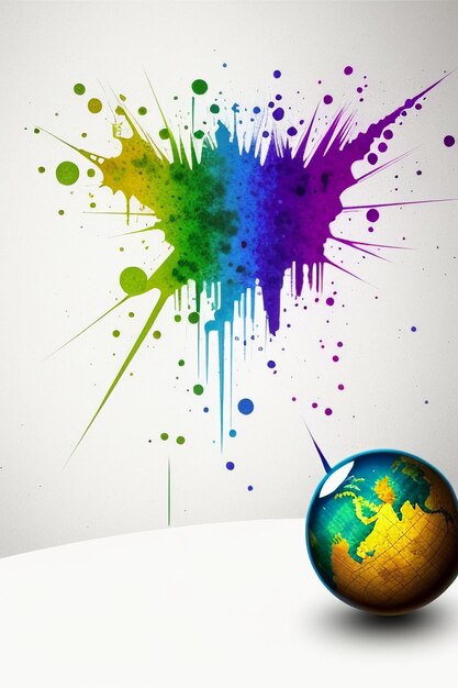 Foto sfondo creativo sfondo stile semplice illustrazione colorata arte astratta banner forma