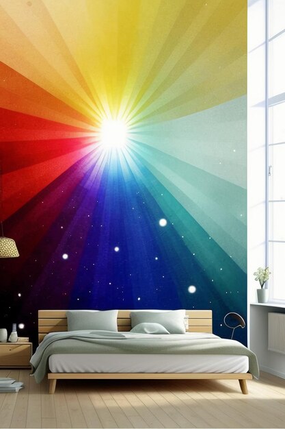 Foto sfondo creativo sfondo stile semplice illustrazione colorata arte astratta banner forma