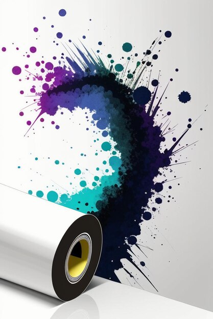 Photo creative wallpaper background simple style illustration colorful abstract art banner shape