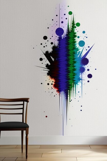 Foto sfondo creativo sfondo stile semplice illustrazione colorata arte astratta banner forma