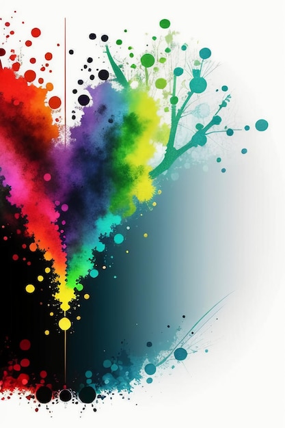 Creative wallpaper background simple style illustration colorful abstract art banner shape