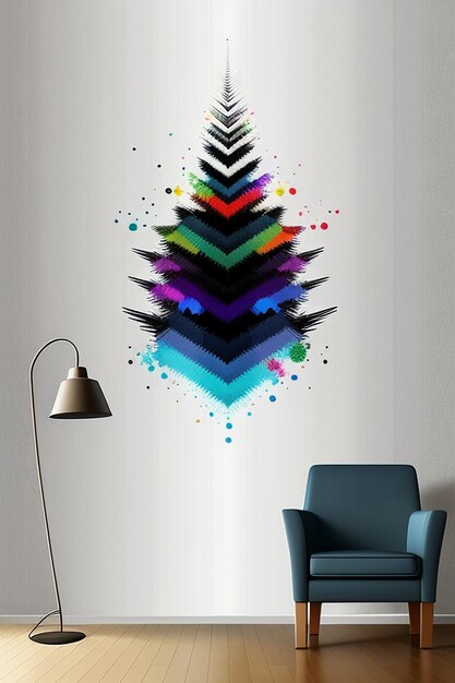 Foto sfondo creativo sfondo stile semplice illustrazione colorata arte astratta banner forma