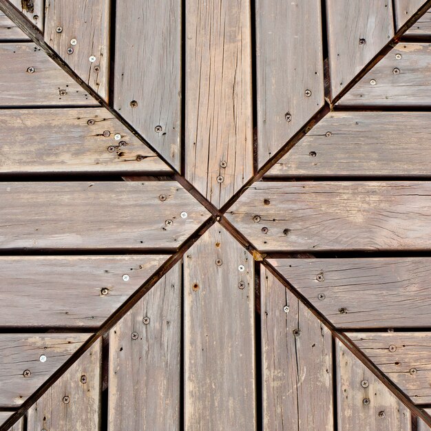 Creative Wooden planks desk background